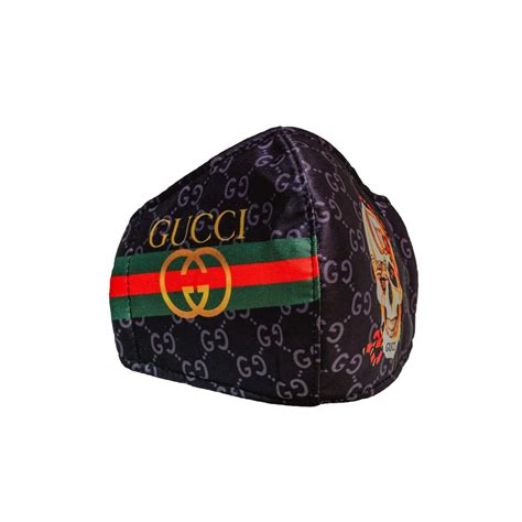 gucci mask black|Gucci black face mask.